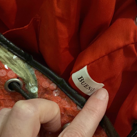 Bueno Sequined Floral boho style vintage purse - Picture 7 of 15